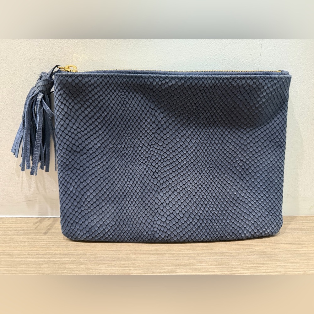 Neiman Marcus Blue Clutch